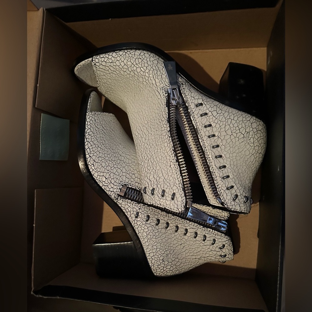 Brand New Frye White Boots